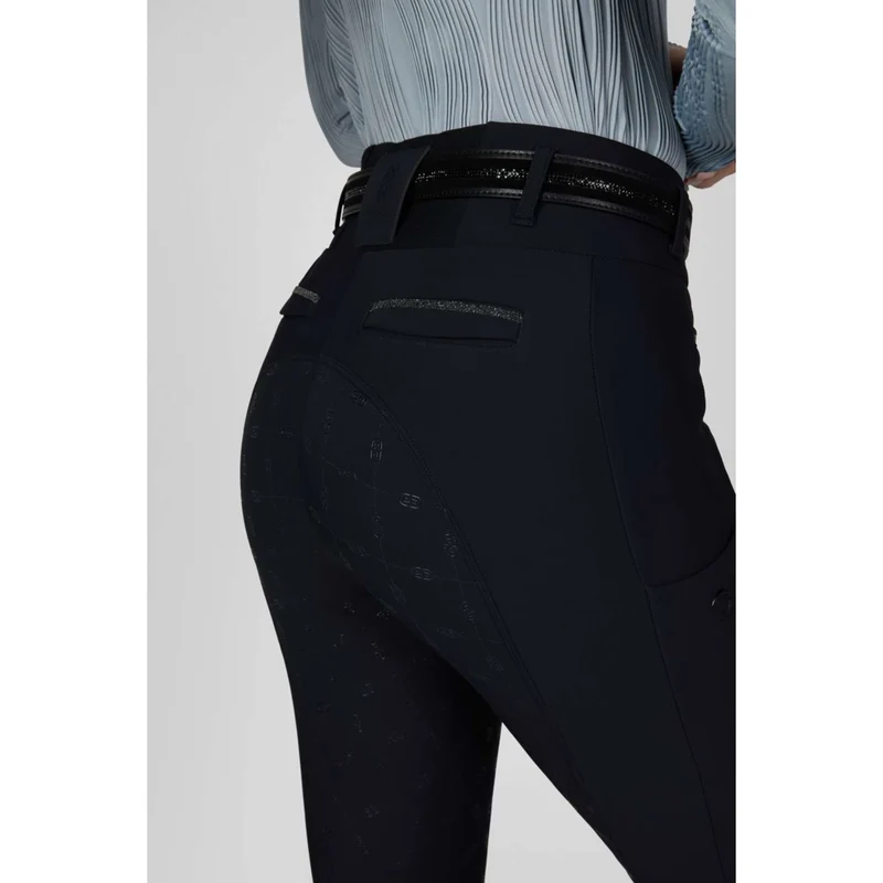 Pikeur Pantalon d'Équitation Linnet GripTec SO Highwaist Full Grip Nightblue