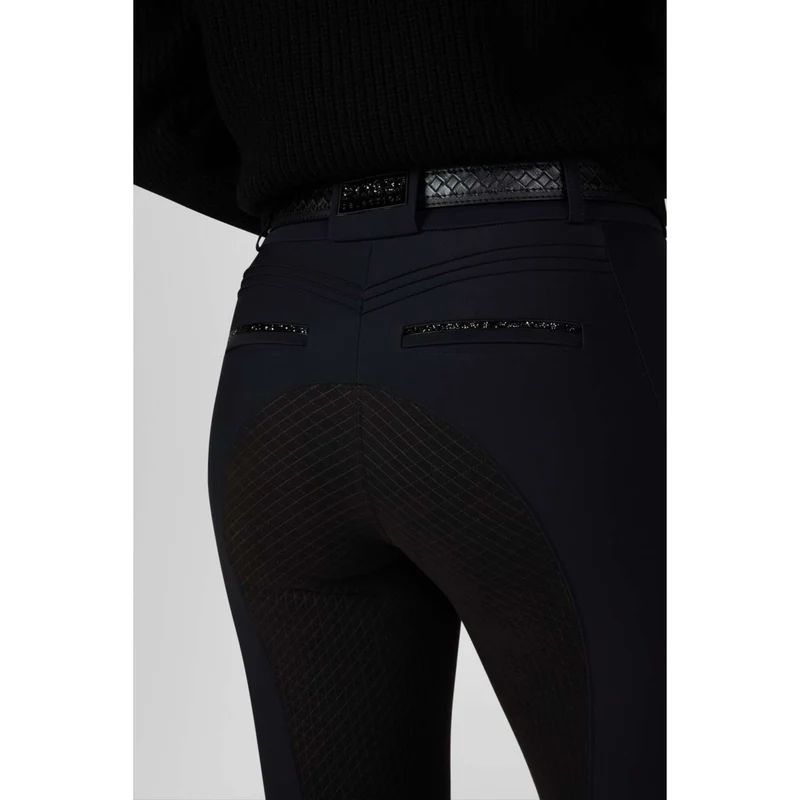 Pikeur Pantalon d'Équitation Ceelina GridTexLeather Highwaist Full Grip Noir