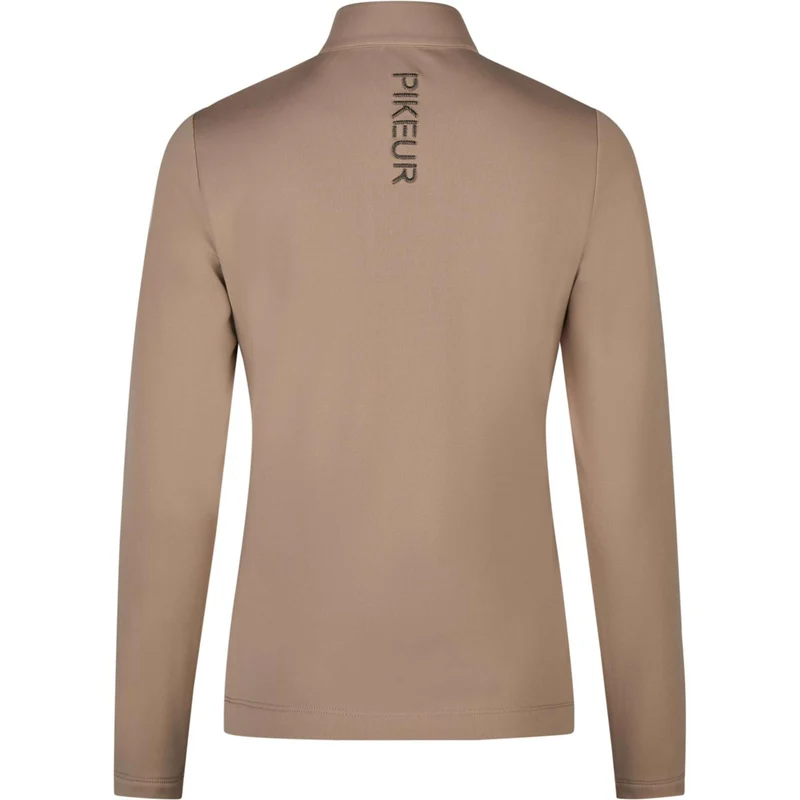 Pikeur Chemise Zip Athleisure AW26 Longues Manches Mocha Cream
