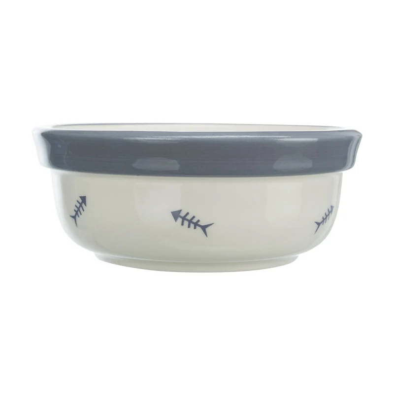 Gamelle double Fish Bone chien, chat