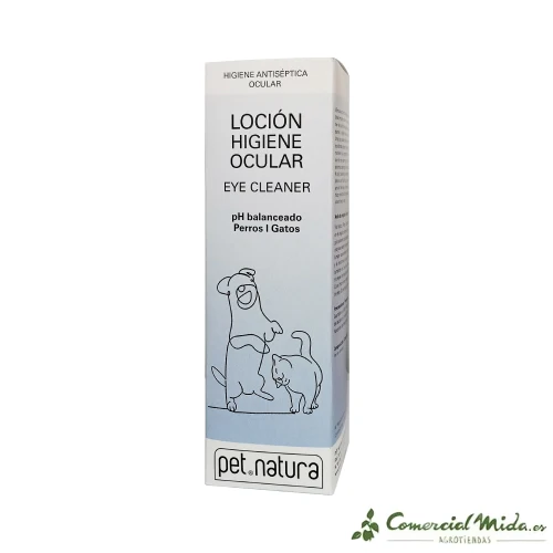 Nettoyant Yeux PETNATURA Lotion Hygiène Yeux 125 ml Chiens et Chats