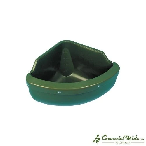 KERBL Mangeoire en PVC pour Coins avec Protecteur pour Bovins