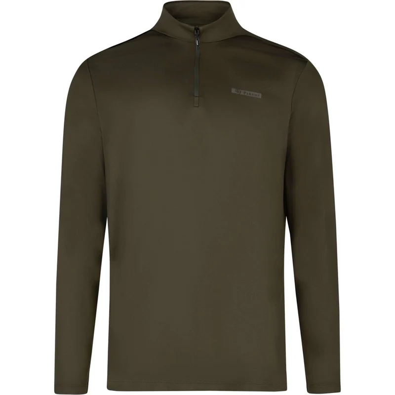 Pikeur Chemise Zip Athleisure AW26 Hommes Olive Vert
