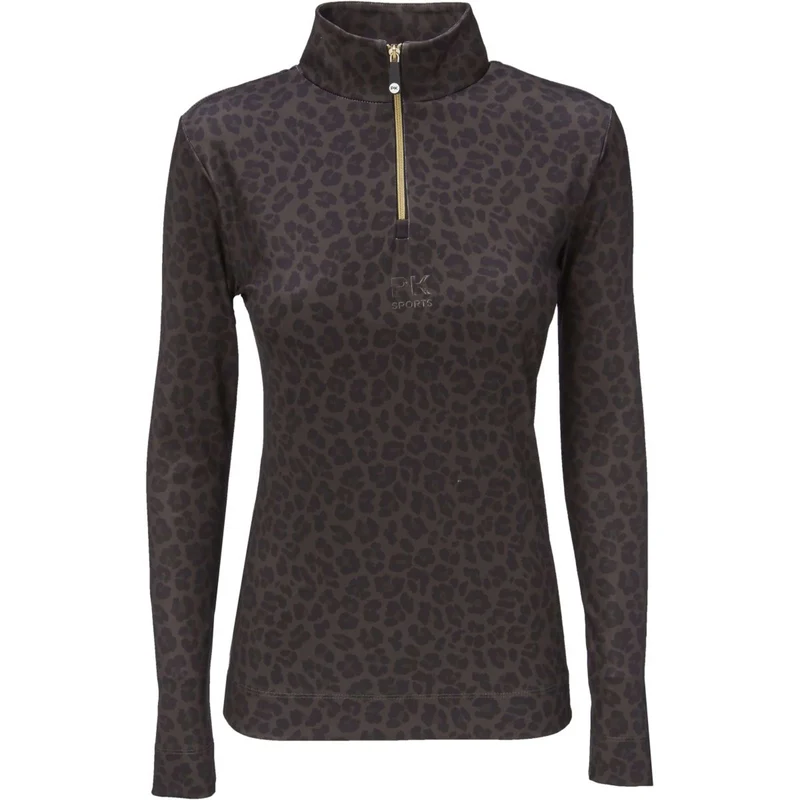 PK Chemise Vixer Longues Manches All Over Coffee