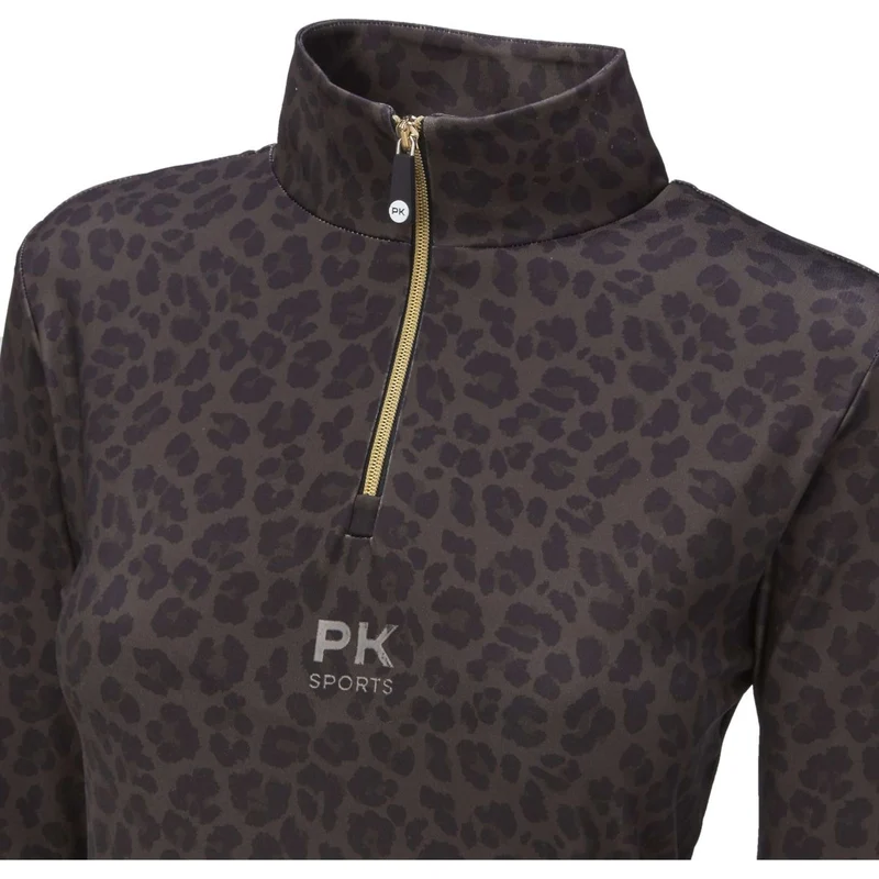PK Chemise Vixer Longues Manches All Over Coffee