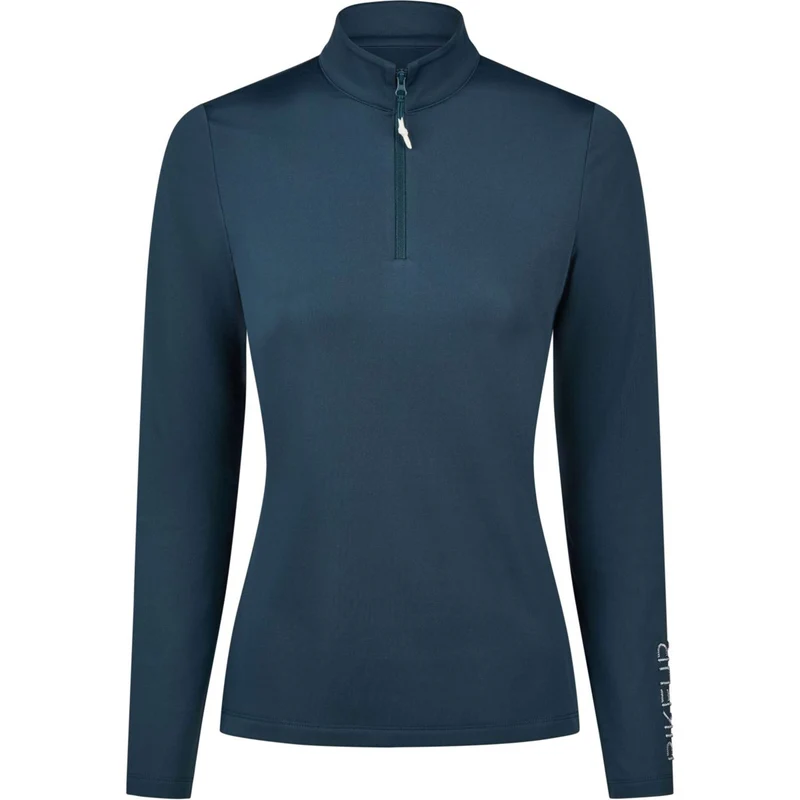 Pikeur Chemise Zip Athleisure AW26 Longues Manches Pine Green