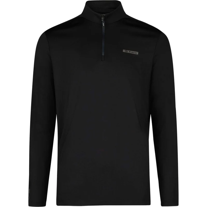 Pikeur Chemise Zip Athleisure AW26 Hommes Noir