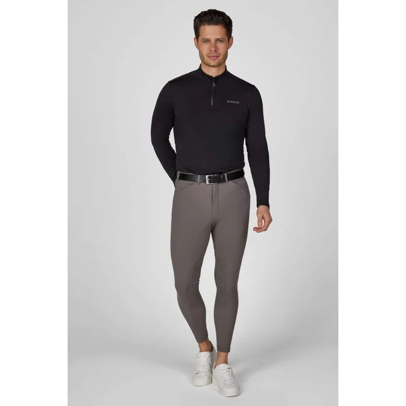 Pikeur Chemise Zip Athleisure AW26 Hommes Noir
