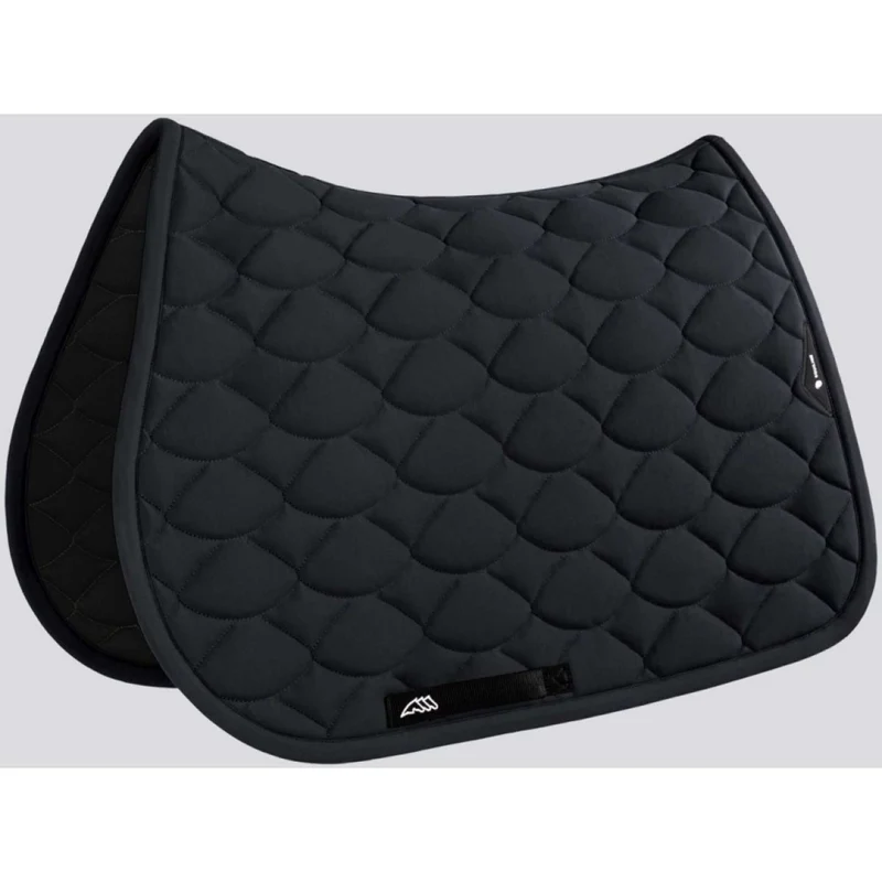 Equiline Tapis de Selle Tech-Almond Eqalmond de Saut Noir