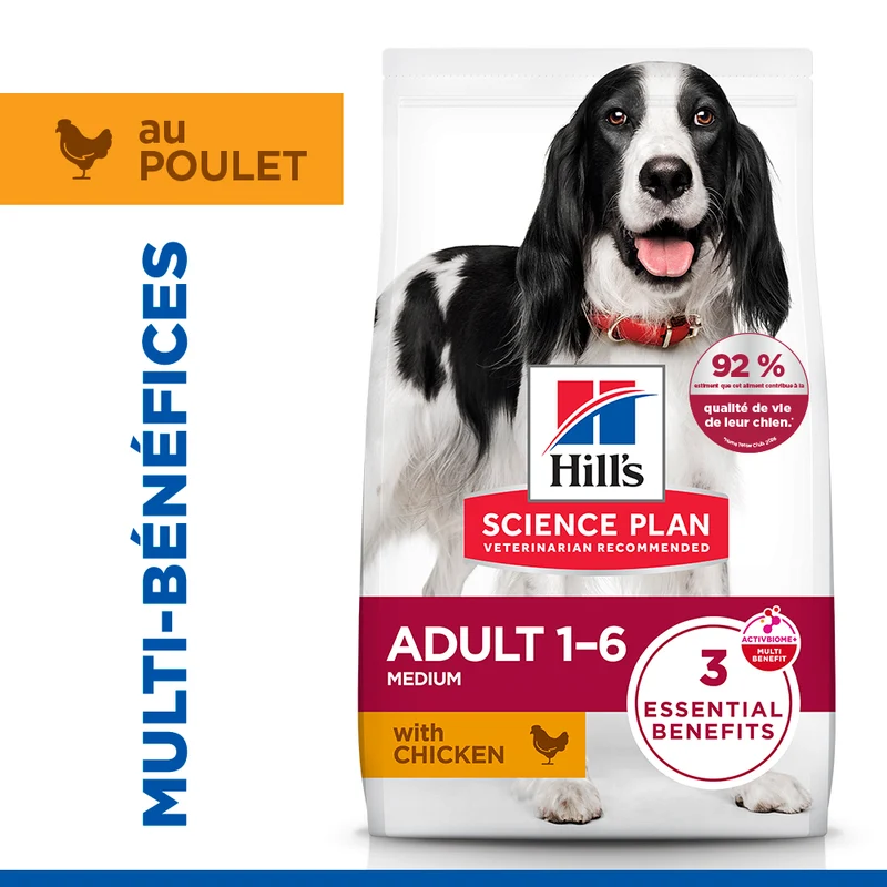 Hill's Science Plan Medium Adulte au poulet - croquettes chien
