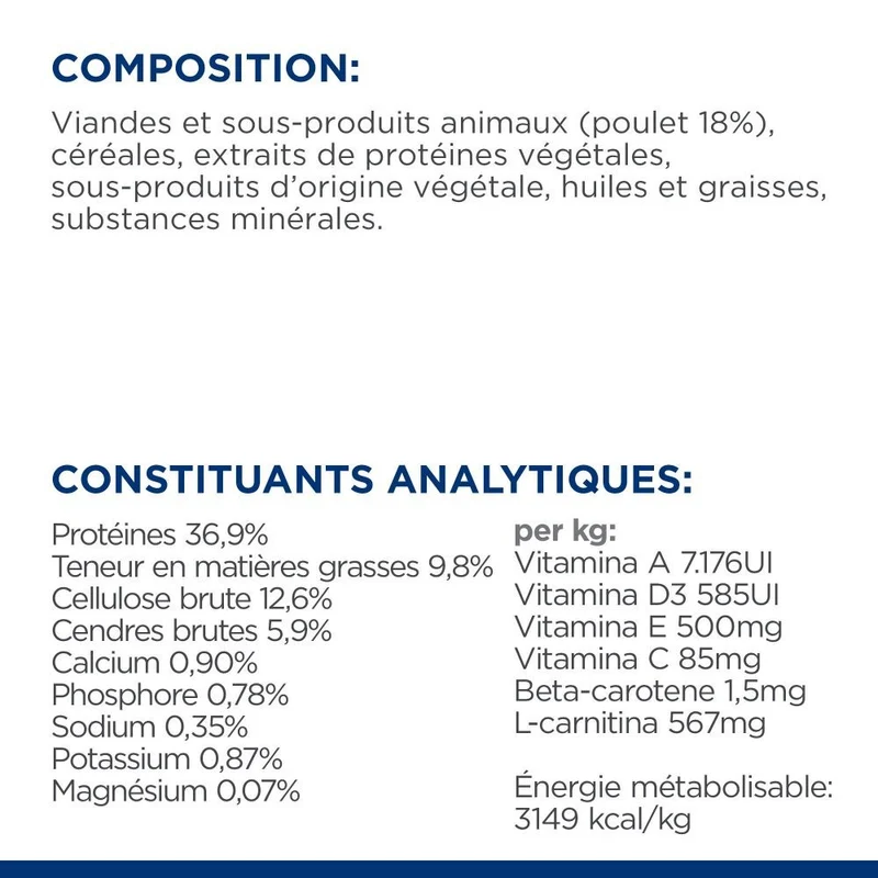 Hill's Prescription Diet r/d Weight Loss au poulet - croquettes chat
