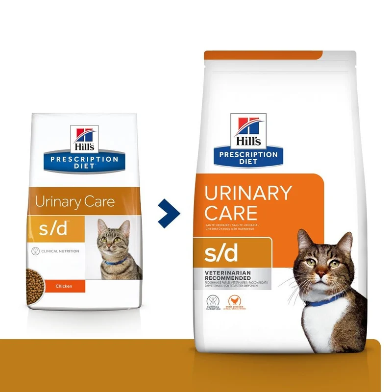 Hill's Prescription Diet s/d Urinary Care au poulet - croquettes chat