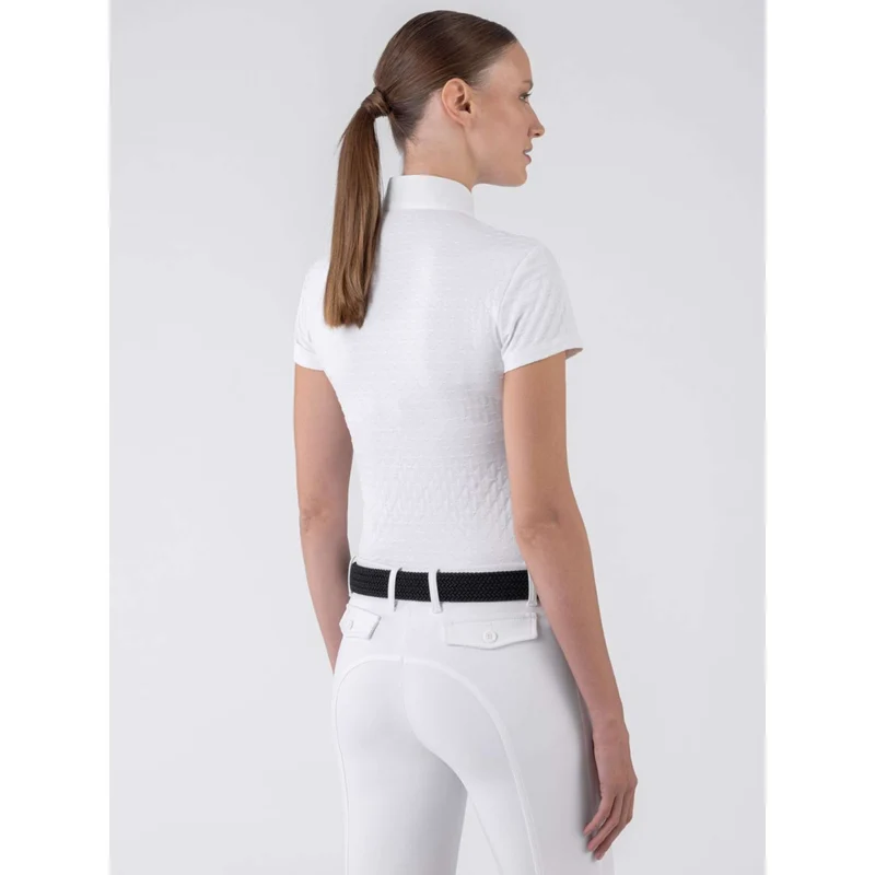 Equiline T-shirt de Concours Camberk Blanc