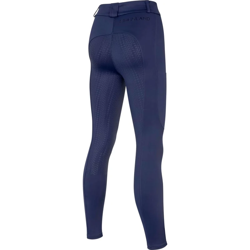 Kingsland Pantalon d'Équitation KLKaya Full Grip Dames Bleu du Soir
