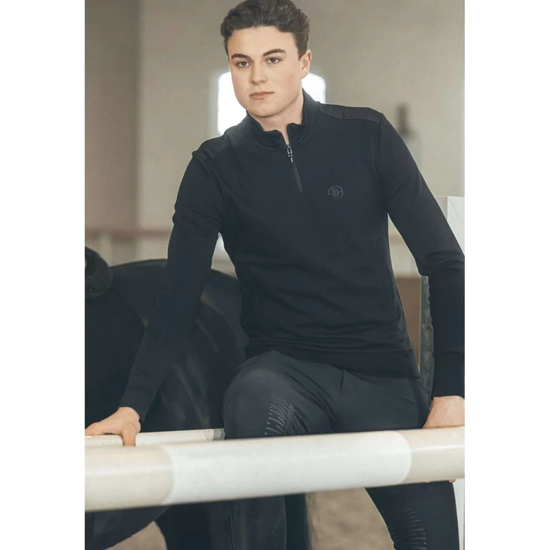 Pikeur Pull-over Athleisure AW26 Hommes Noir