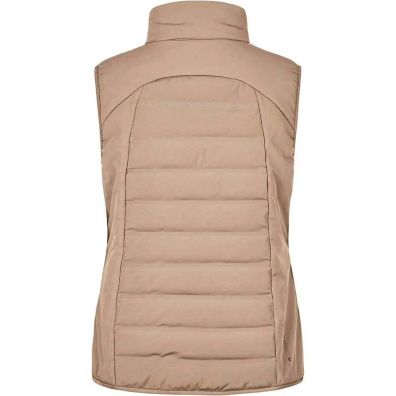 Pikeur Bodychauffant Quilted FlexVest Athleisure AW26 Mocha Cream