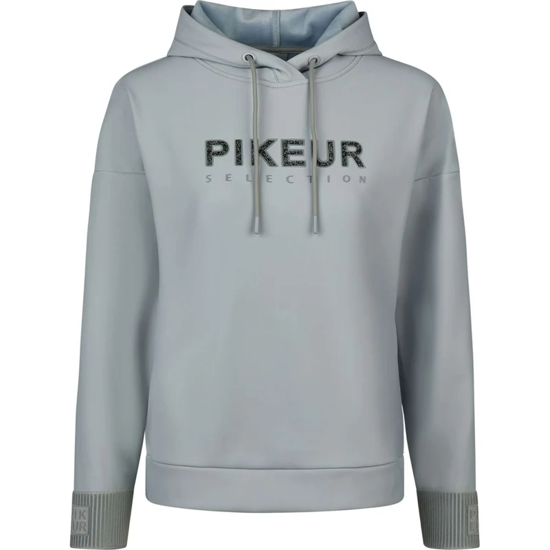 Pikeur Pull col Hoodie PlushLuxe Selection AW26 Dusty Blue