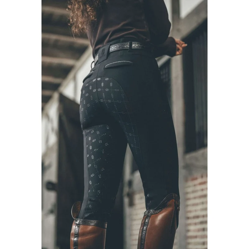 Pikeur Pantalon d'Équitation Linnet GripTec SO Highwaist Full Grip Noir