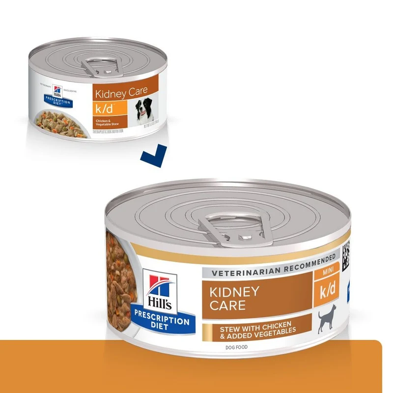 Hill's Prescription Diet k/d Kidney Care en mijotés au poulet - pâtée chien
