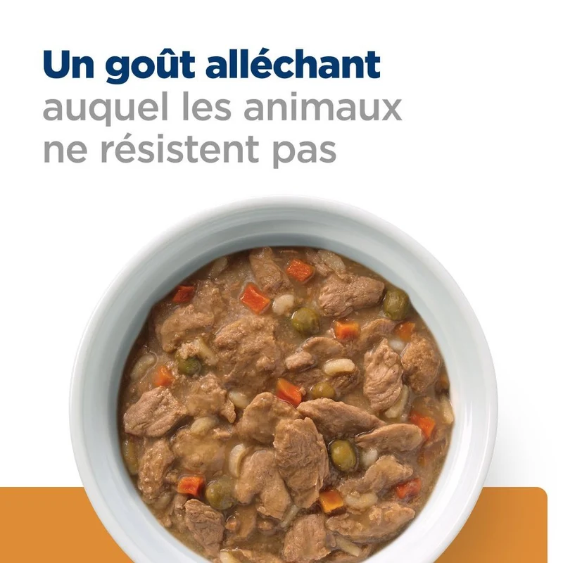 Hill's Prescription Diet k/d Kidney Care en mijotés au poulet - pâtée chien