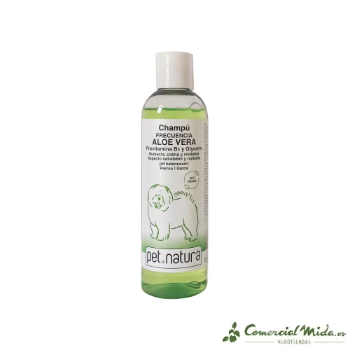 Shampooing à l'Aloe Vera PETNATURA Fréquence Usage Fréquent