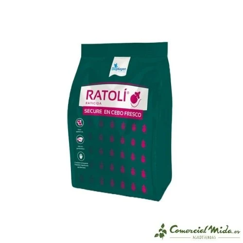 Raticide BIOPLAGEN Ratolí Secure en Appât Frais 3kg