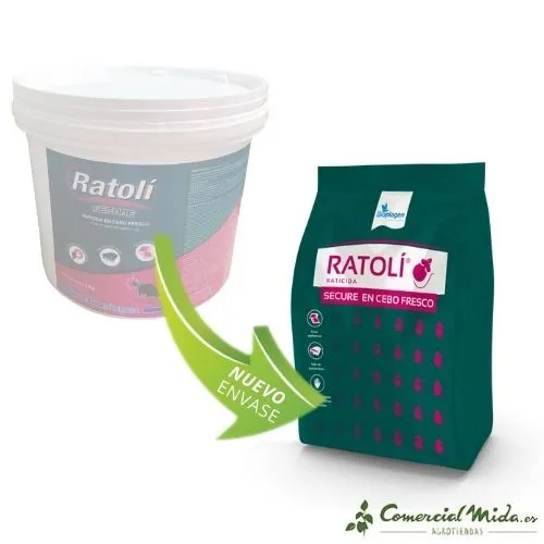 Raticide BIOPLAGEN Ratolí Secure en Appât Frais 3kg
