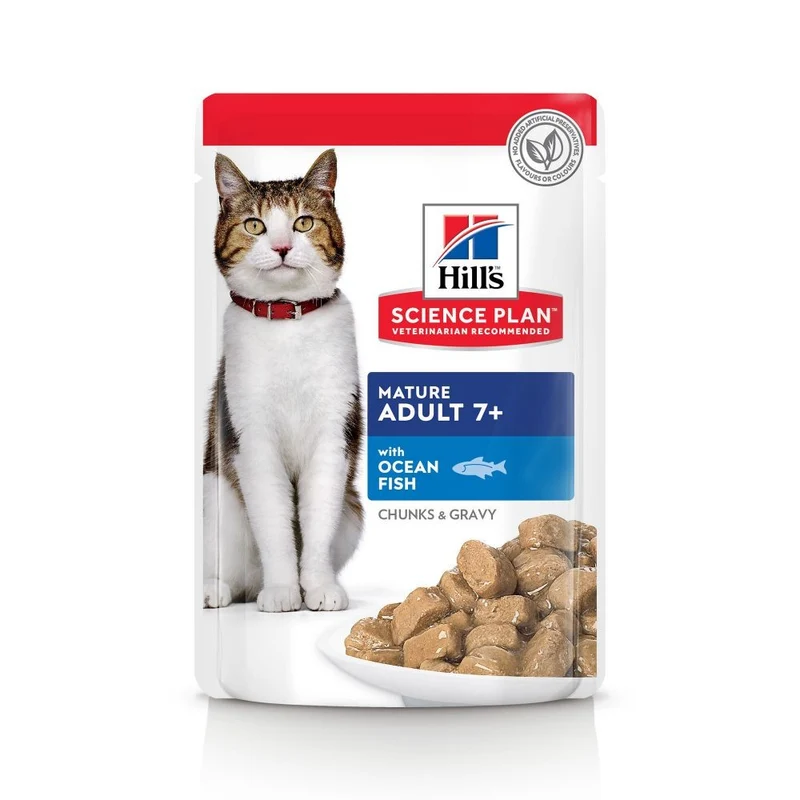 Hill's Science Plan Mature Adult 7+ en sachets - pâtée chat