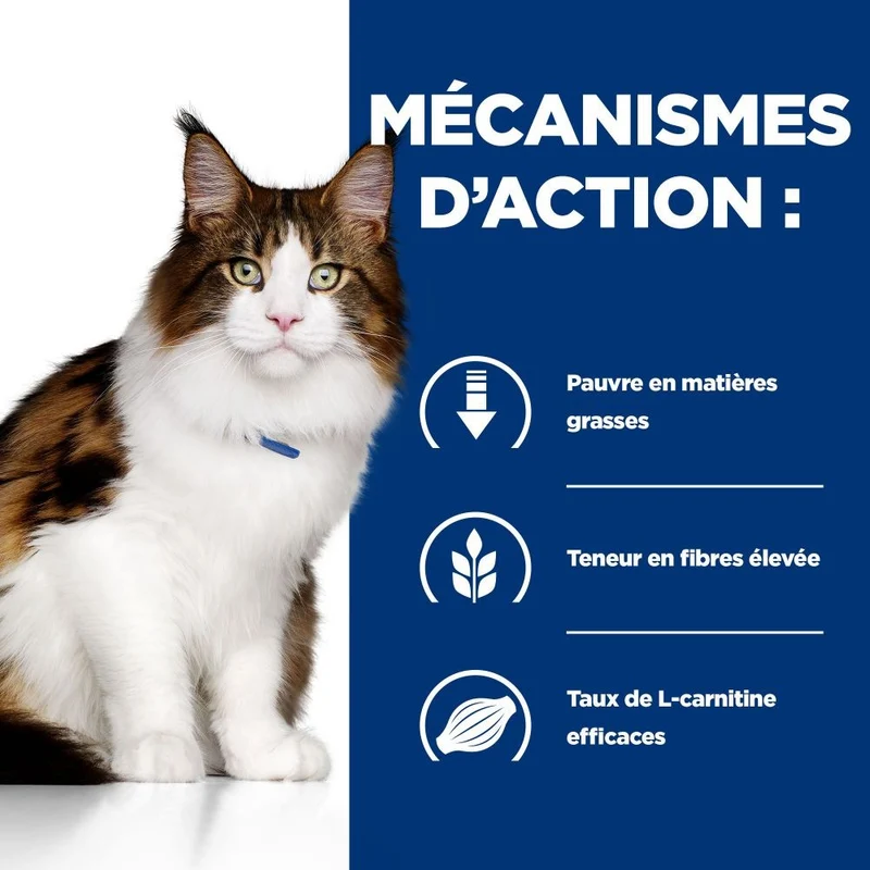 Hill's Prescription Diet w/d Multi Benefit au poulet - croquettes chat