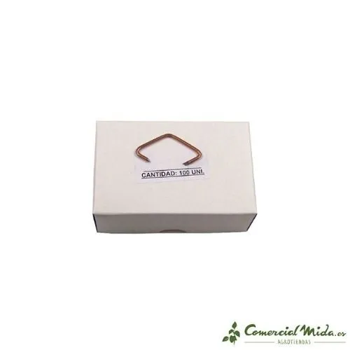 Agrafes triangulaires INSPROVET pour porcs (100 agrafes)