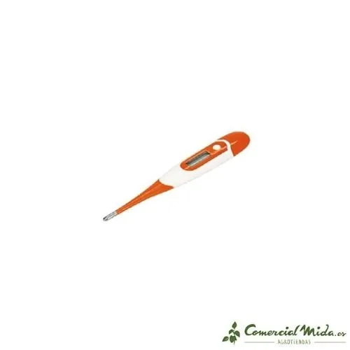 Thermomètre numérique INSPROVET avec sonde flexible pour bétail