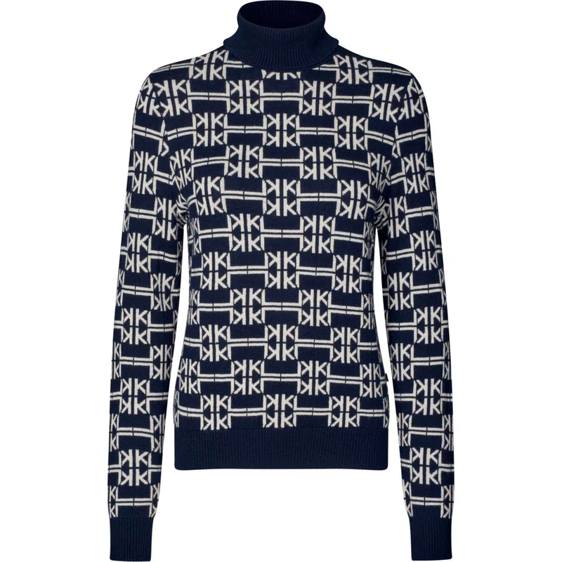 Kingsland Pull à Col KLAnnabella Femme Bleu du Soir