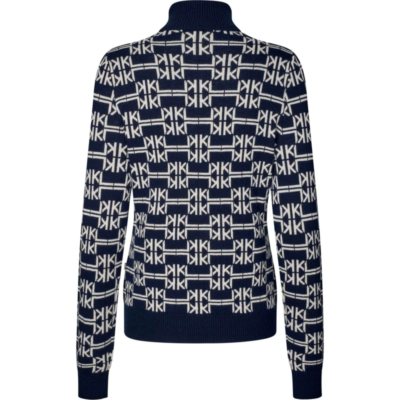 Kingsland Pull à Col KLAnnabella Femme Bleu du Soir