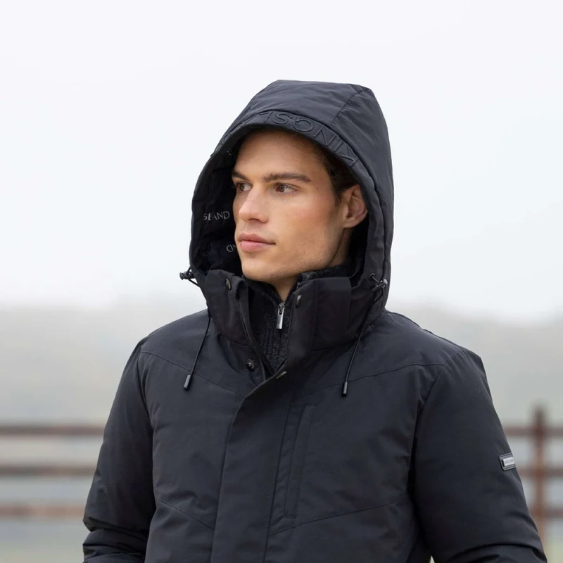 Kingsland Parka KLAron Hommes Noir