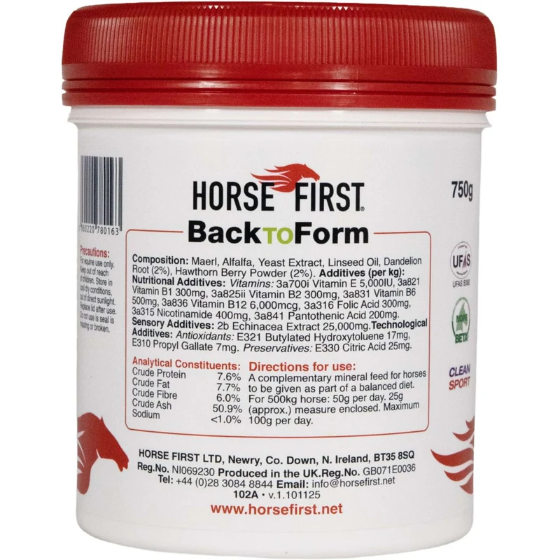 HorseFirst Back To Form