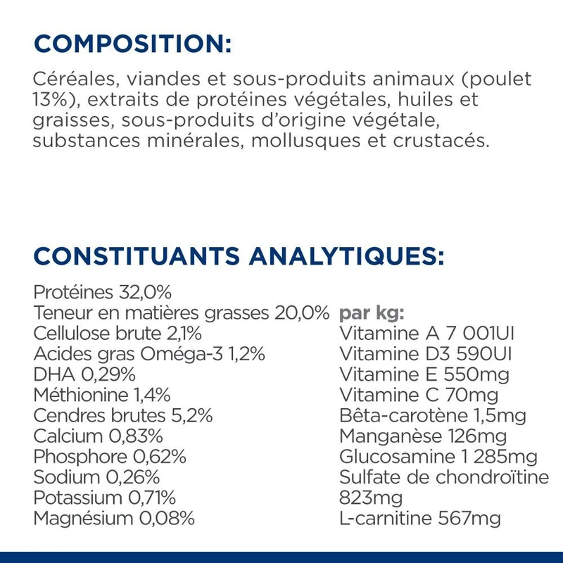 Hill's Prescription Diet j/d Mobility au poulet - croquettes chat
