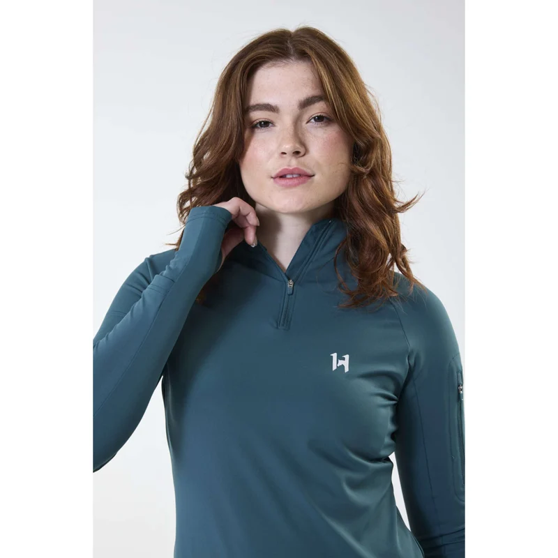 Horseware Shirt Strive Winter Zip Dynasty Green
