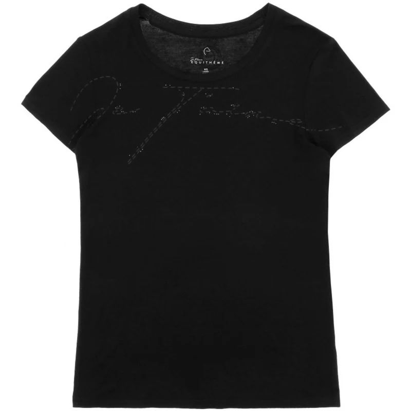 EQUITHÈME T-Shirt Tessie Kids Noir