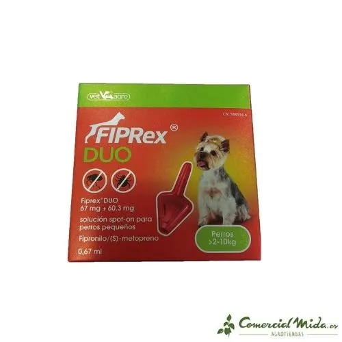 FIPREX DUO Pipette Antiparasitaire au Fipronil pour Chien