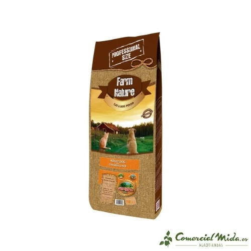 Je pense FARM NATURE de Poulet et Riz pour Chiens Adultes