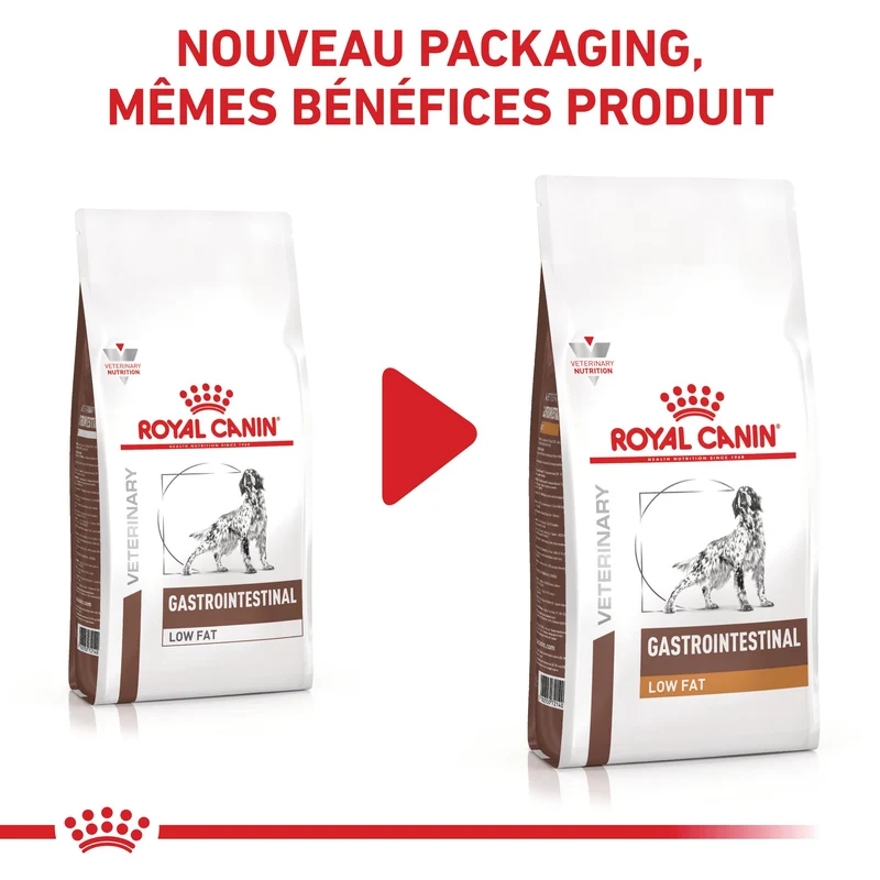 Royal Canin Veterinary Gastrointestinal Low Fat - croquettes chien