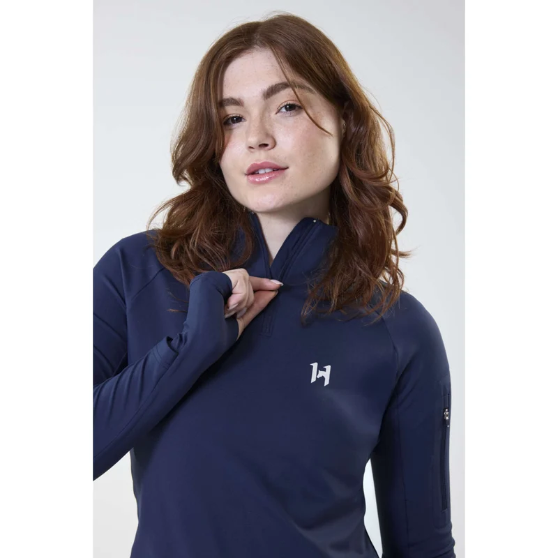 Horseware Shirt Strive Winter Zip Core Navy