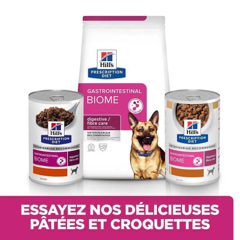 Hill's Prescription Diet Gastrointestinal Biome en terrine au poulet - pâtée chien