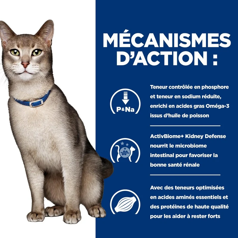 Hill's Prescription Diet k/d Kidney Care en bouchées mijotées au poulet - pâtée chat