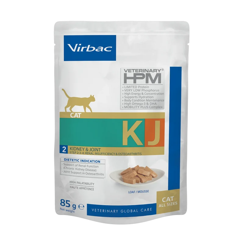 Virbac Veterinary HPM Diététique Early Kidney Joint sachet repas - pâtée chat