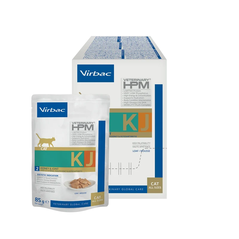 Virbac Veterinary HPM Diététique Early Kidney Joint sachet repas - pâtée chat