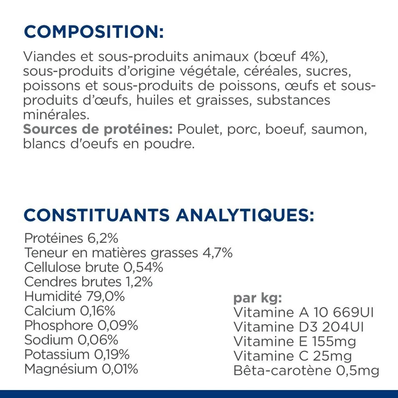 Hill's Prescription Diet k/d Kidney Care en bouchées Multipack - pâtée chat