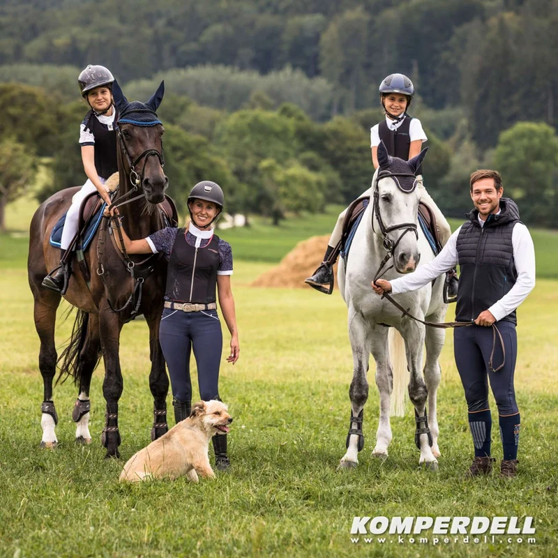 Komperdell Gilet de Protection Flexfit Mince Noir/Bordeaux