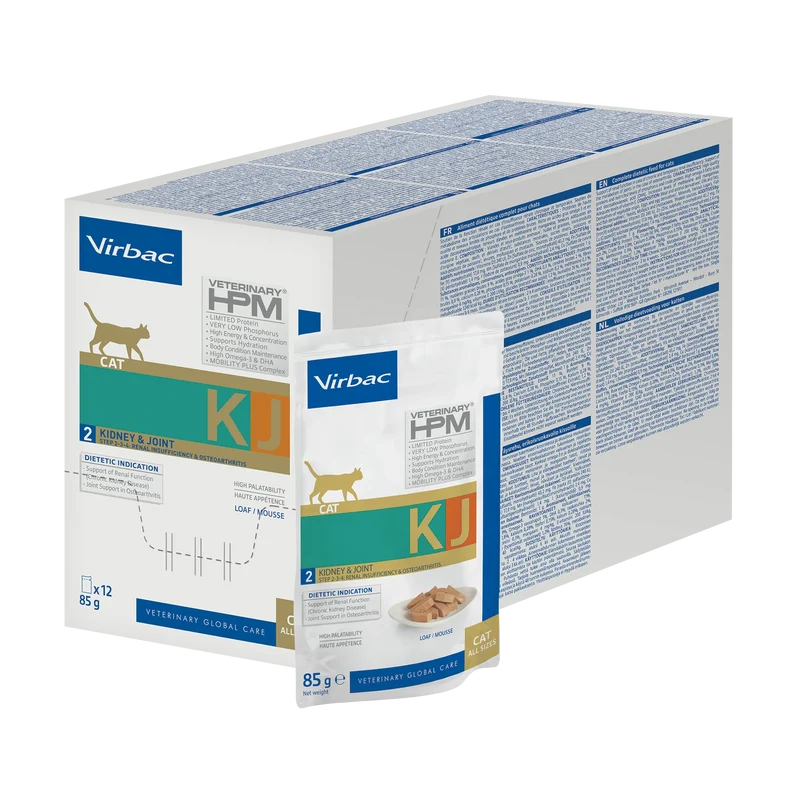 Virbac Veterinary HPM Diététique Kidney Joint mousse - pâtée chat