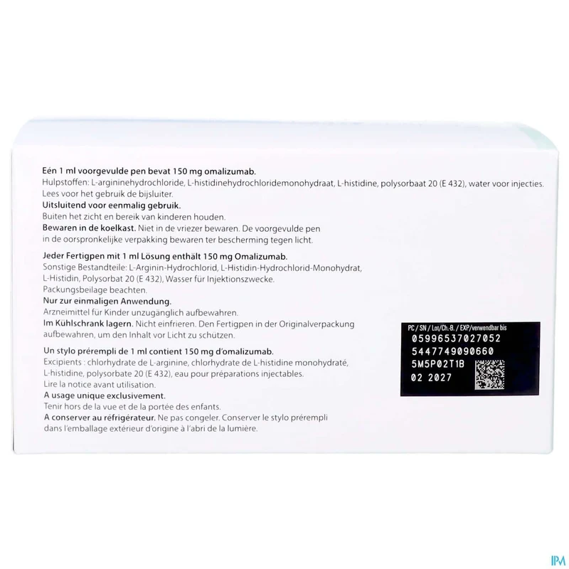 Omlyclo 150mg Opl Inj Voorgevulde Pen 6x1ml